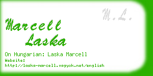 marcell laska business card